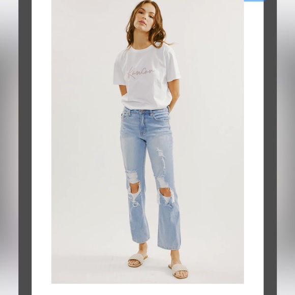 KanCan Denim - KanCan Norrine High Rise Slim Straight Jeans NWT
